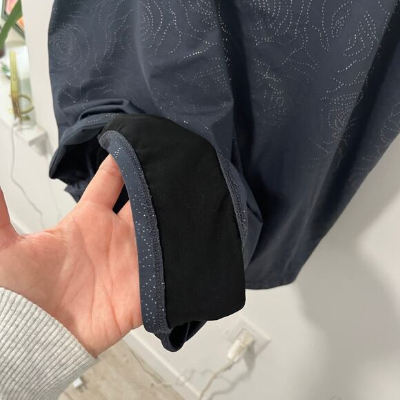 Merona Gray Floral Sparkle One Piece Bathing Suit Size 24W - Picture 5 of 6